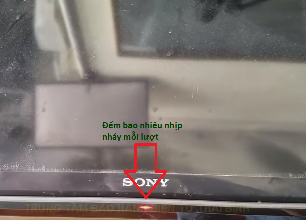 Cách Sửa Tivi Sony Lỗi 6 Nháy Đèn Đỏ