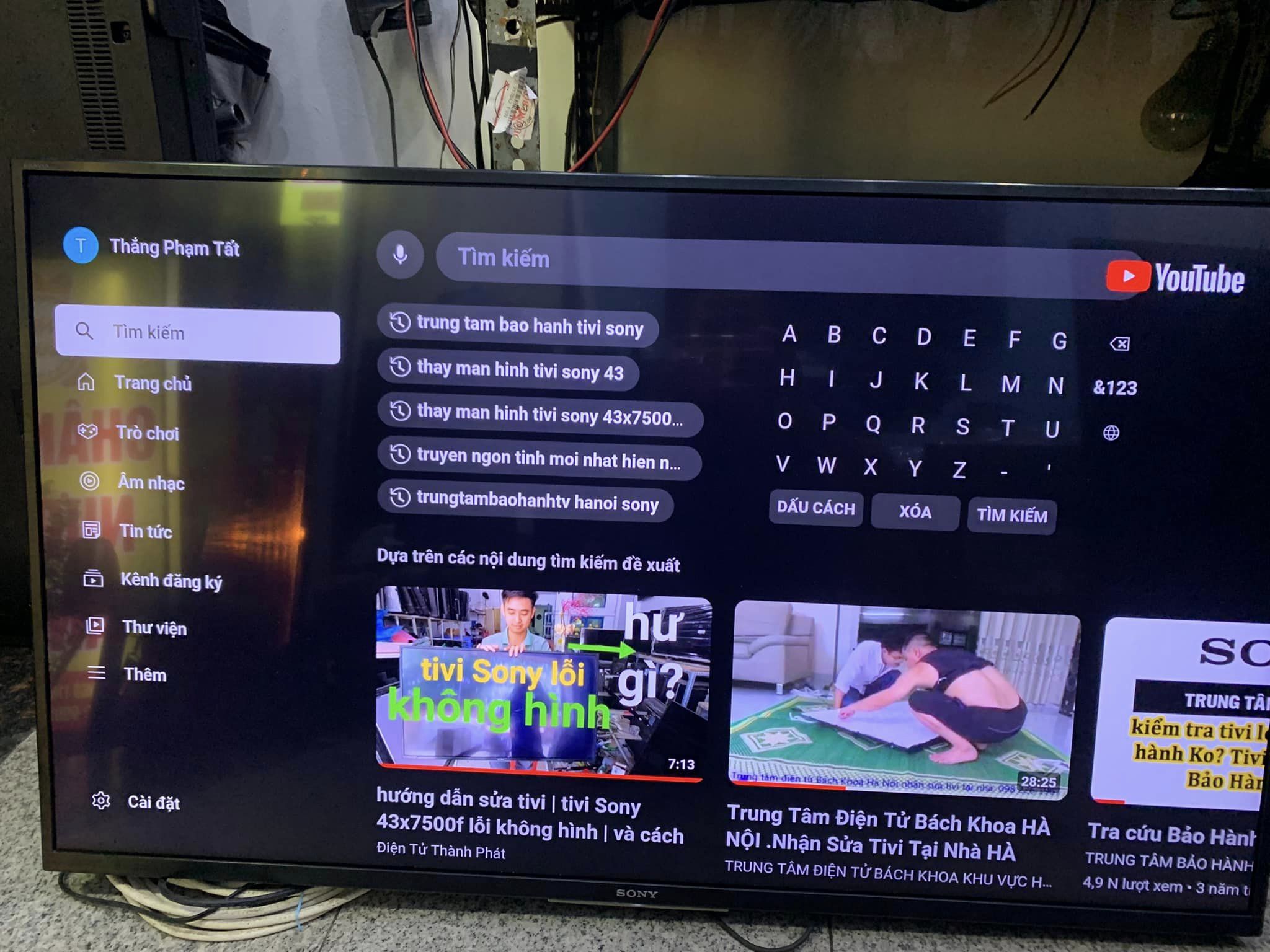 Sửa Tivi Sony Tại Xã Quốc Oai Hà Nội